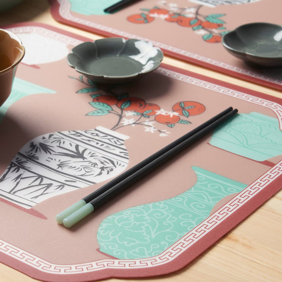 FÖSSTA Set of Table and Chopsticks