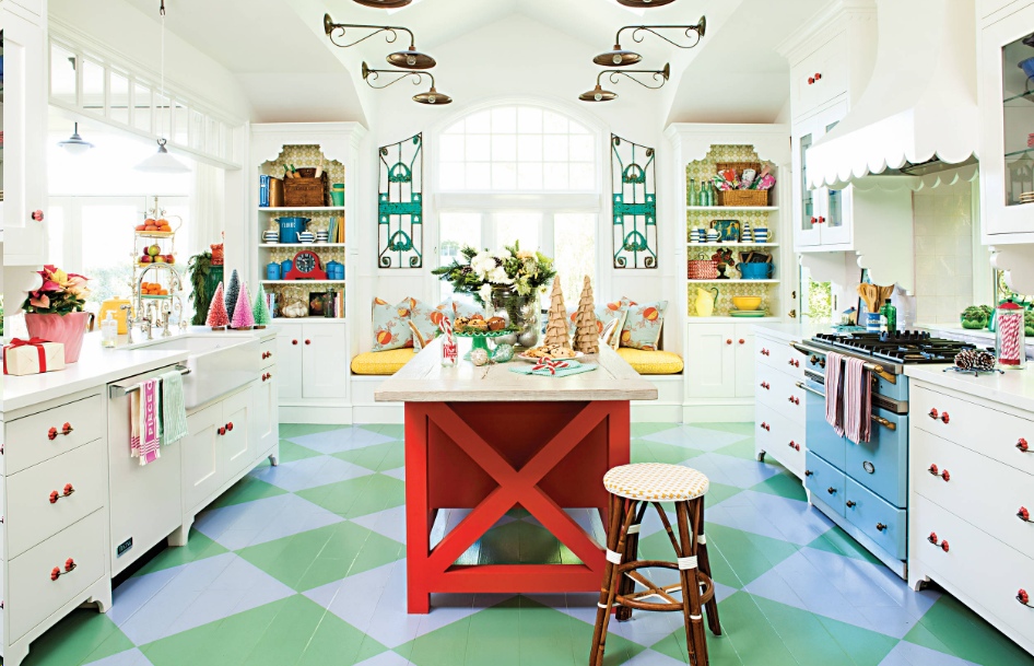 Light and Bright Kitschy Kitchen