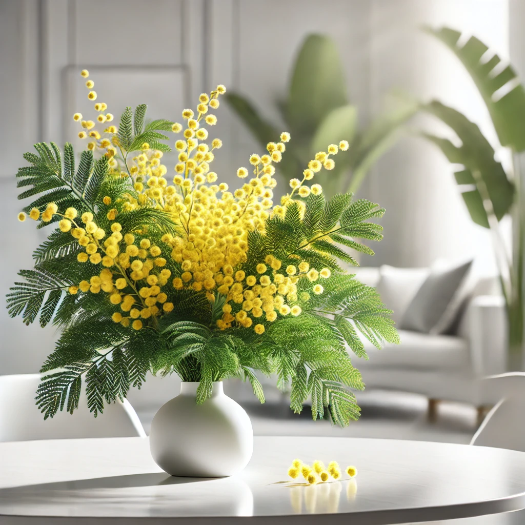 Mimosa brightening winter